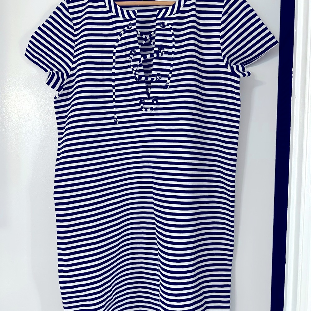J.Crew Striped Short Sleeve Dress NWT